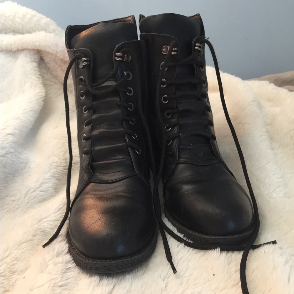 Black Combat Boots!